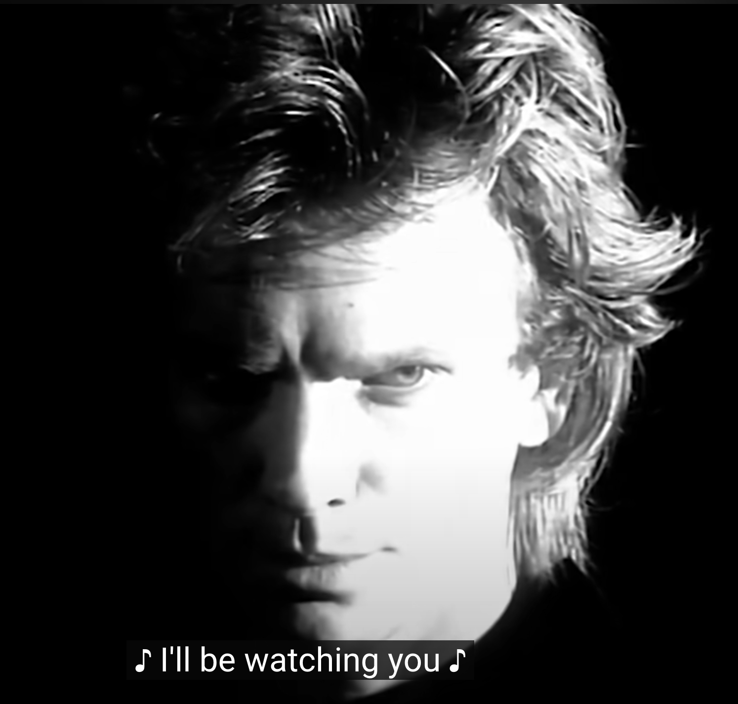Sting is watching us